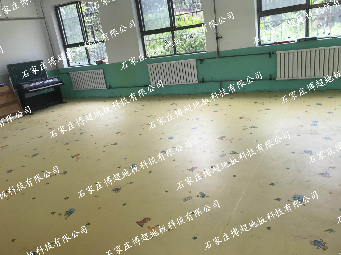 幼兒園塑膠地板博超PVC塑膠地板學校地板